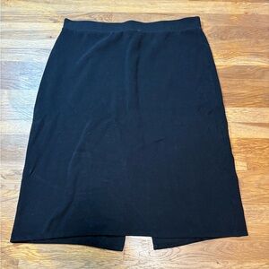 OLD NAVY black knit pull on skirt